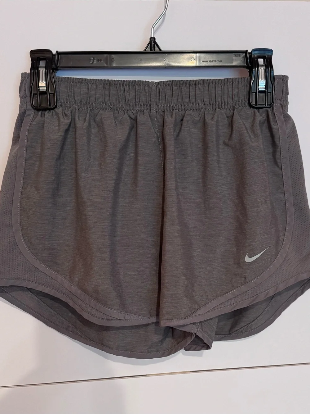 Nike Dri-FIT‎ Running Shorts Gray Medium Tempo Style with Liner